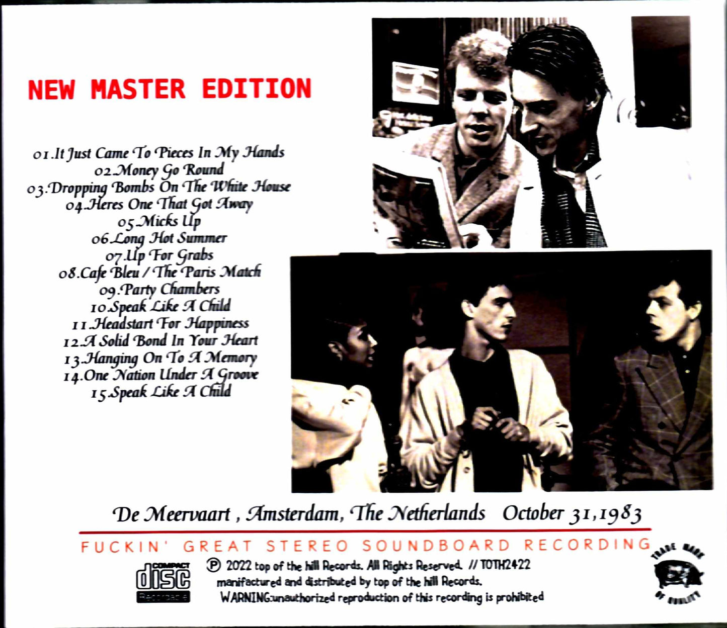 Style Council/Netherlands 1983 New Master