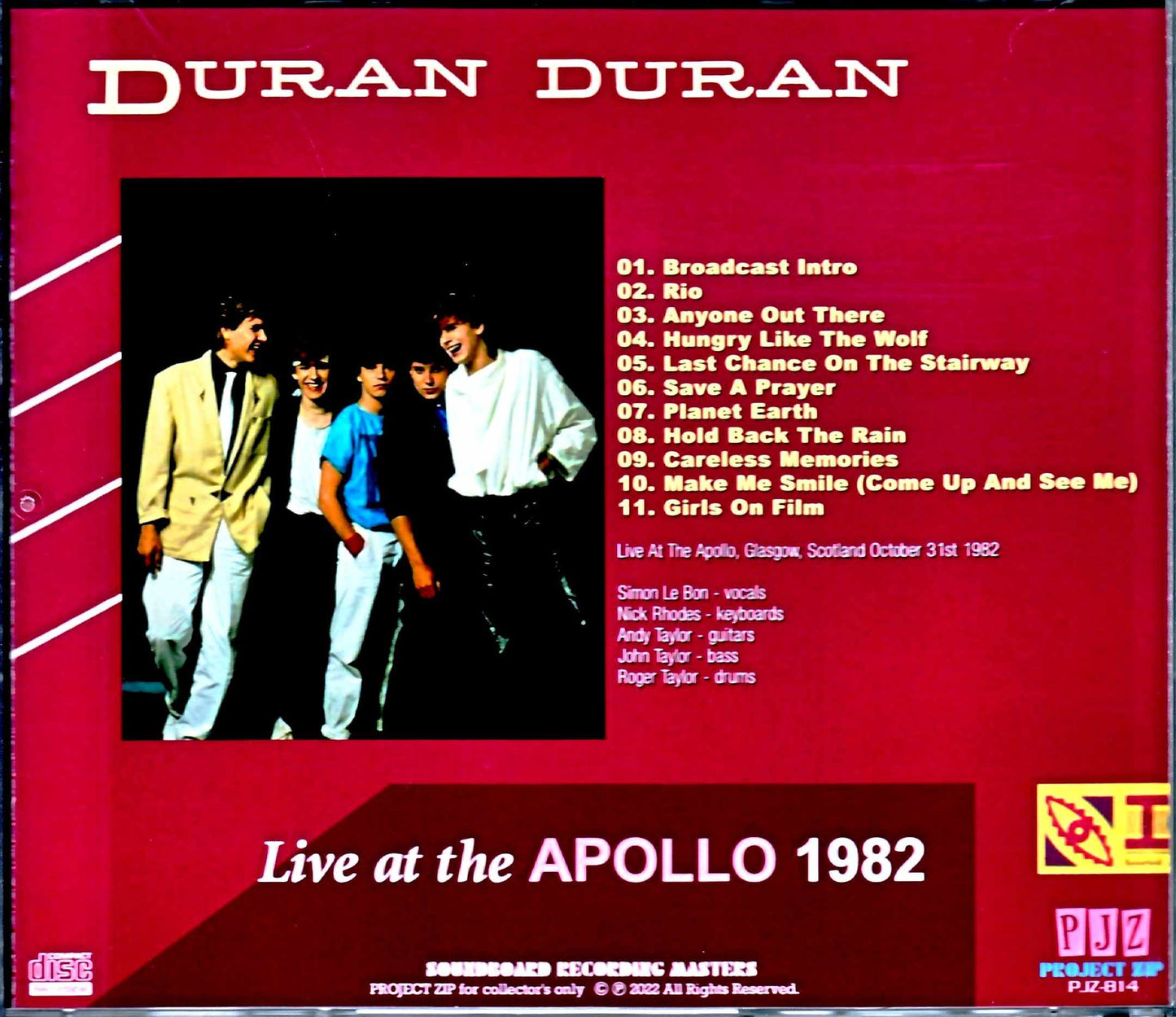 Duran Duran Duran/Scotland,UK 1982