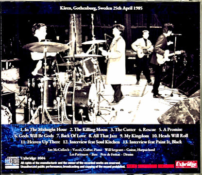 Echo & the Bunnymen/Sweden 1985