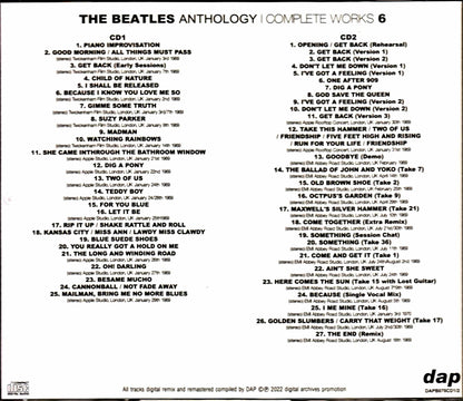 Beatles / Anthology Newly Edited and Expanded Edition "Complete Works" 6th Anthology Complete Works Vol.6