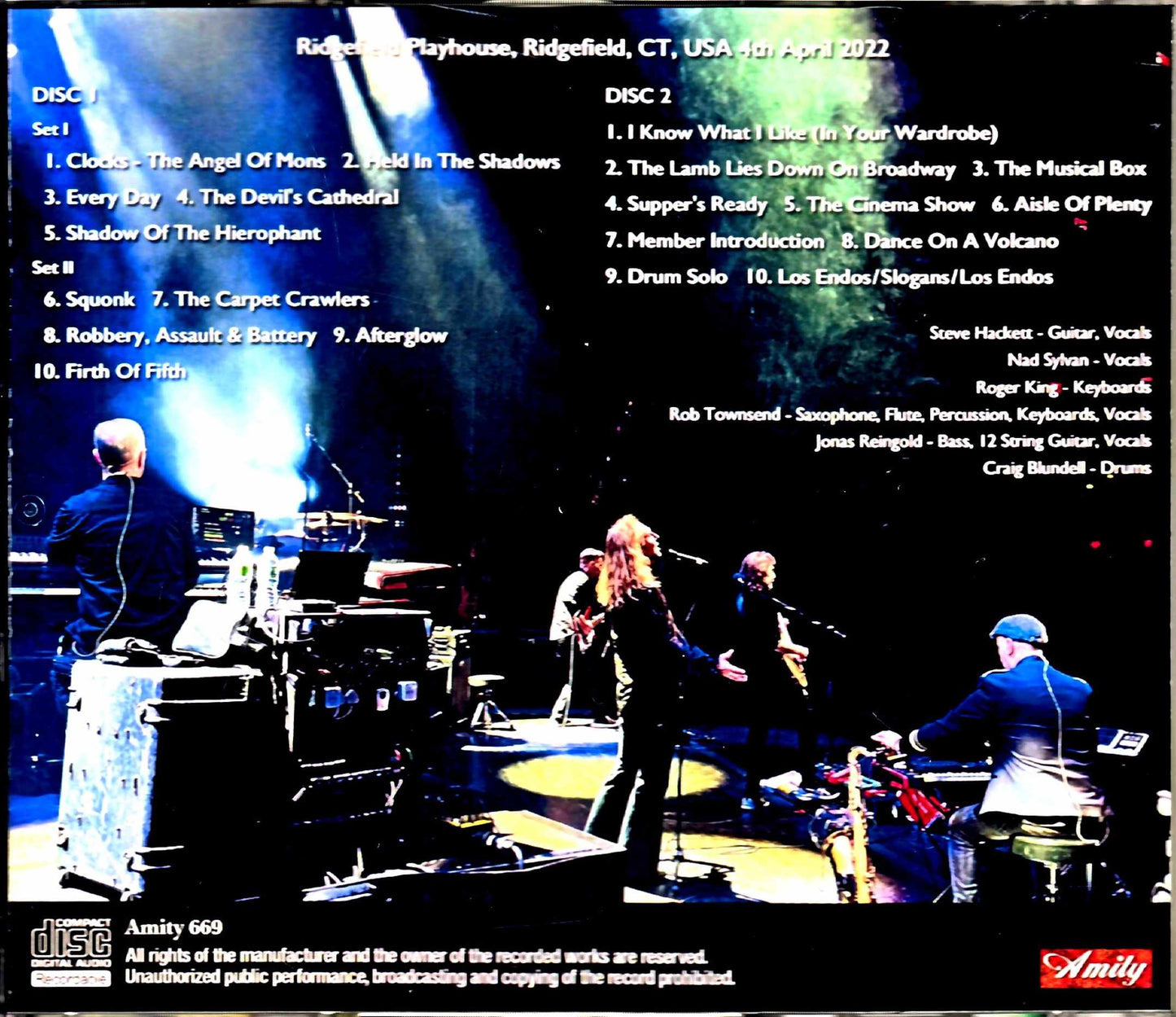 Steve Hackett/CT,USA 2022