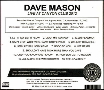 Dave Mason/CA,USA 2012
