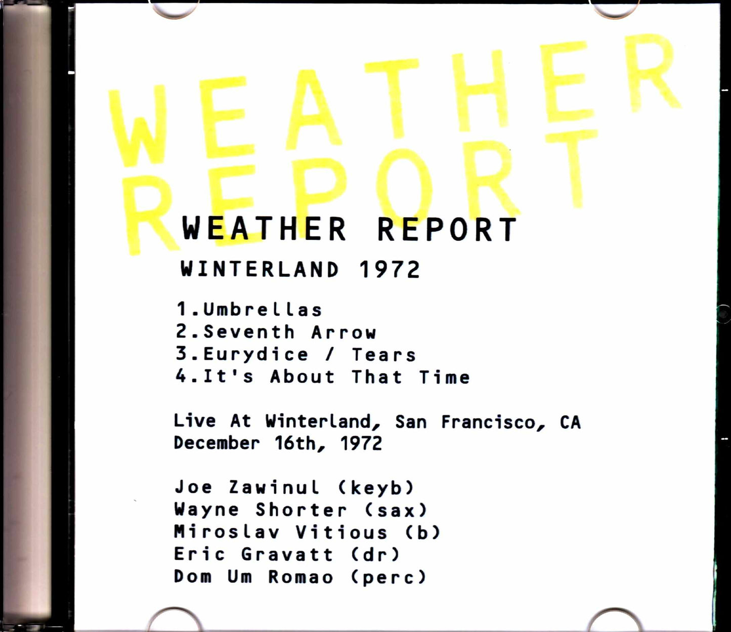 Weather Report/CA,USA 1972