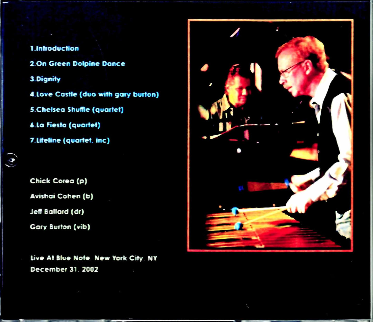 Chick Corea New Trio Gary Burton Chick Corea Gary Burton/NY,USA 2002