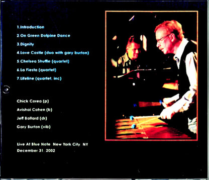 Chick Corea New Trio Gary Burton Chick Corea Gary Burton/NY,USA 2002