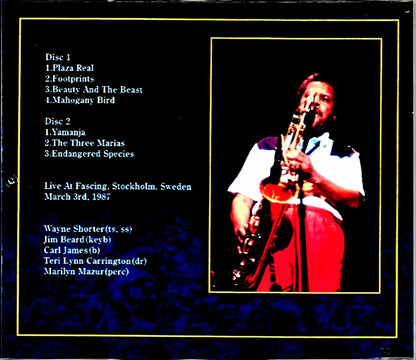 Wayne Shorter/Sweden 1987