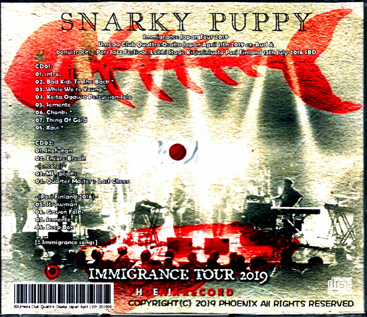 Snarky Puppy/Osaka,Japan 2019 & more
