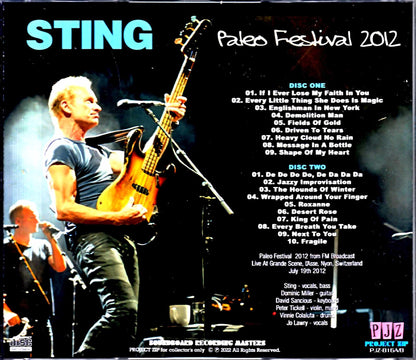 Sting/Switzerland 2012 Complete