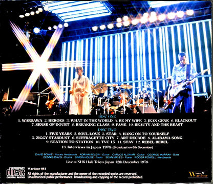 David Bowie/Tokyo,Japan 12.12.1978 Complete
