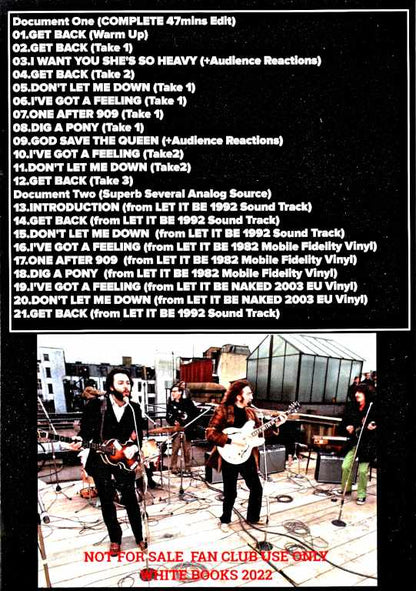 Beatles: The Beatles/Rooftop Concert Complete Last Live Performance 1969