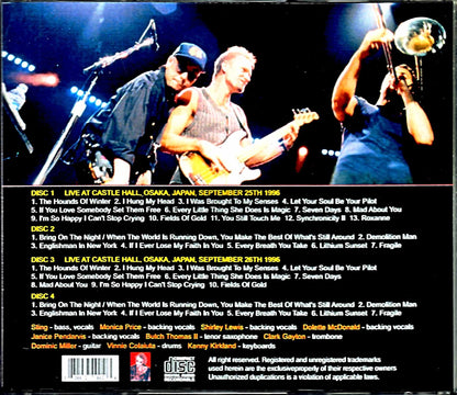 Sting/Osaka,Japan 1996 2Days Complete
