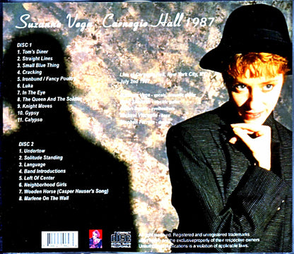 Suzanne Vega/NY,USA 1987 Complete