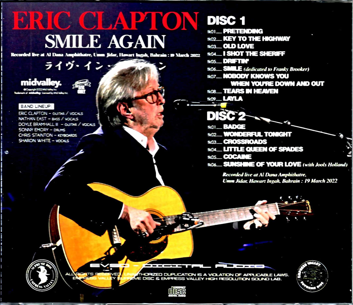Eric Clapton/Bahrain 2022
