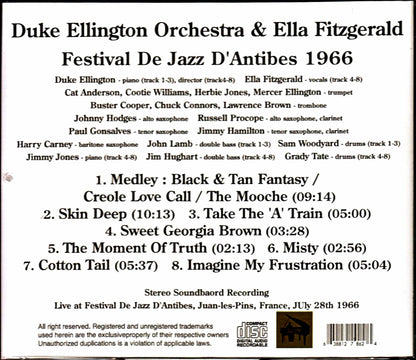 Duke Ellington Orchestra Ella Fitzgerald Duke Ellington Ella Fitzgerald/France 1966