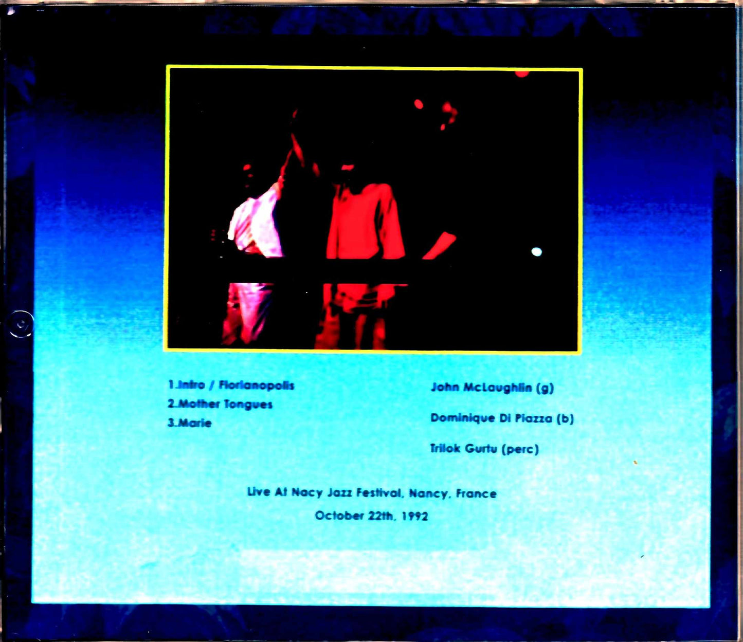 John McLaughlin Trio John McLaughlin/France 1992 24bit Digital Remastered