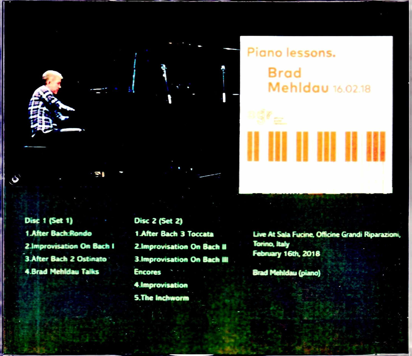 Brad Mehldau/Italy 2018