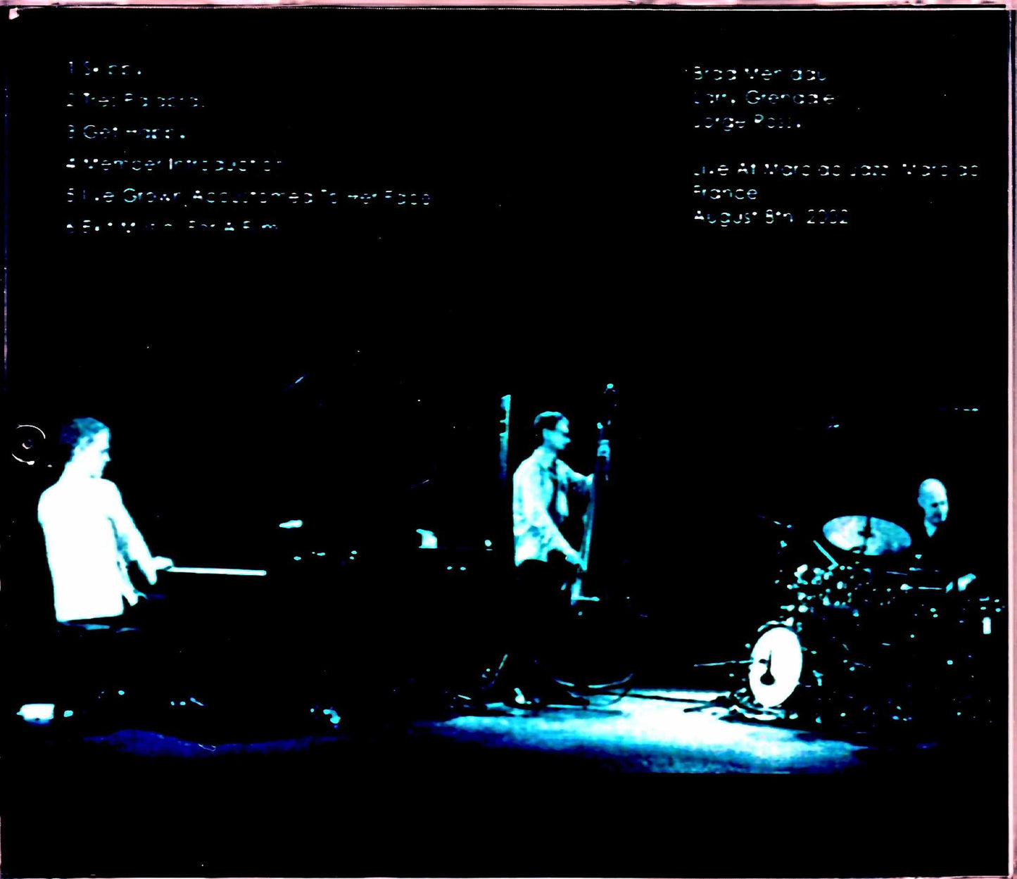 Brad Mehldau Trio Brad Mehldau/France 2002