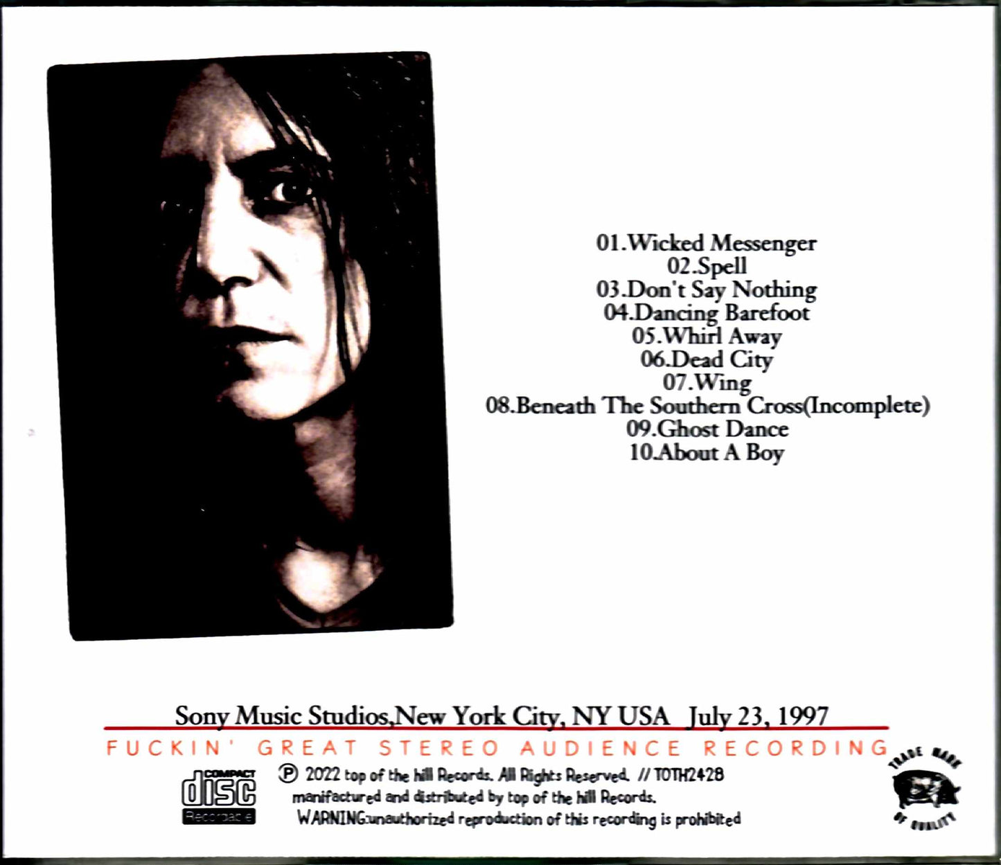 Patti Smith/NY,USA 1997