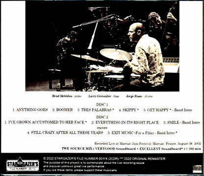 Brad Mehldau Trio Brad Mehldau/France 2002 2Source Mix
