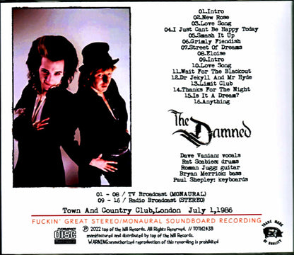 Damned/London,UK 1986 2Source