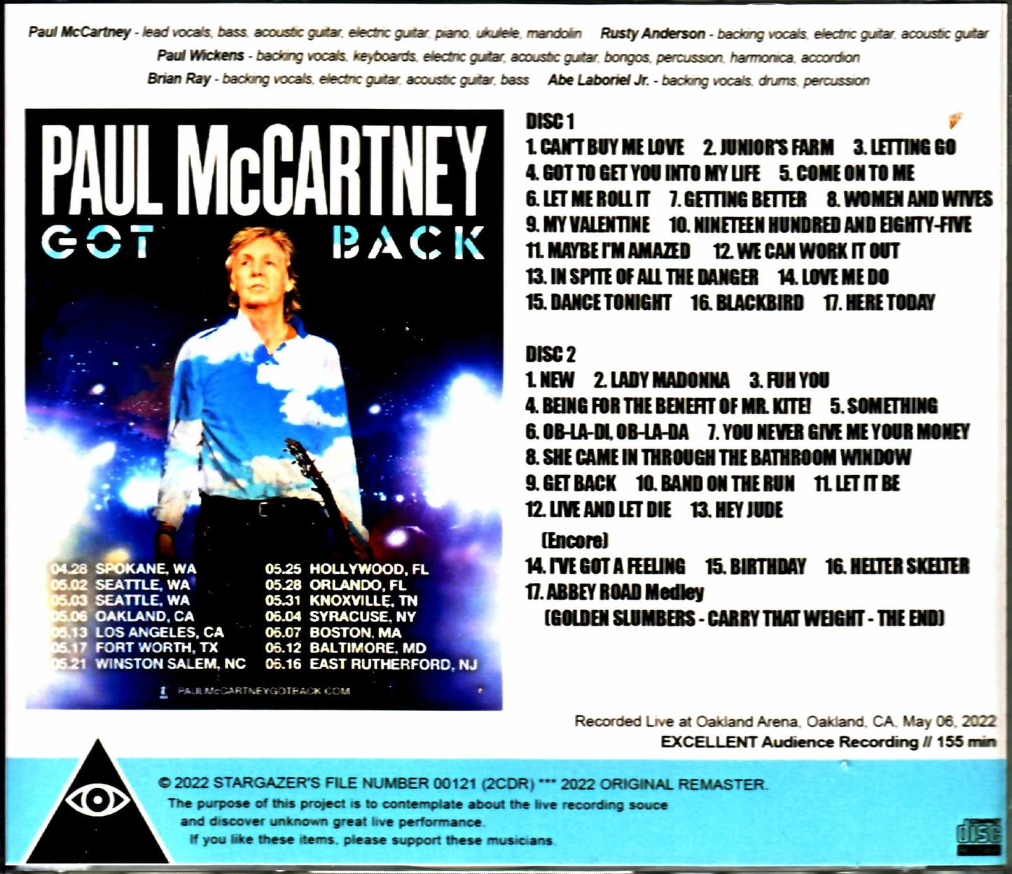 Paul McCartney/CA,USA 5.6.2022