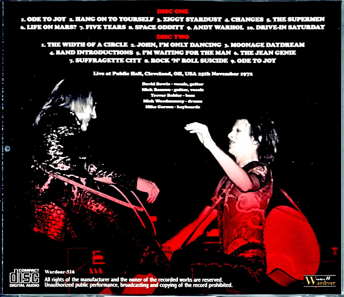 David Bowie/OH,USA 1972 Upgrade & Longer