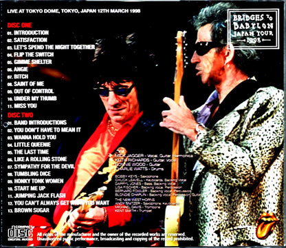 Rolling Stones/Tokyo,Japan 3.12.1998 Upgrade