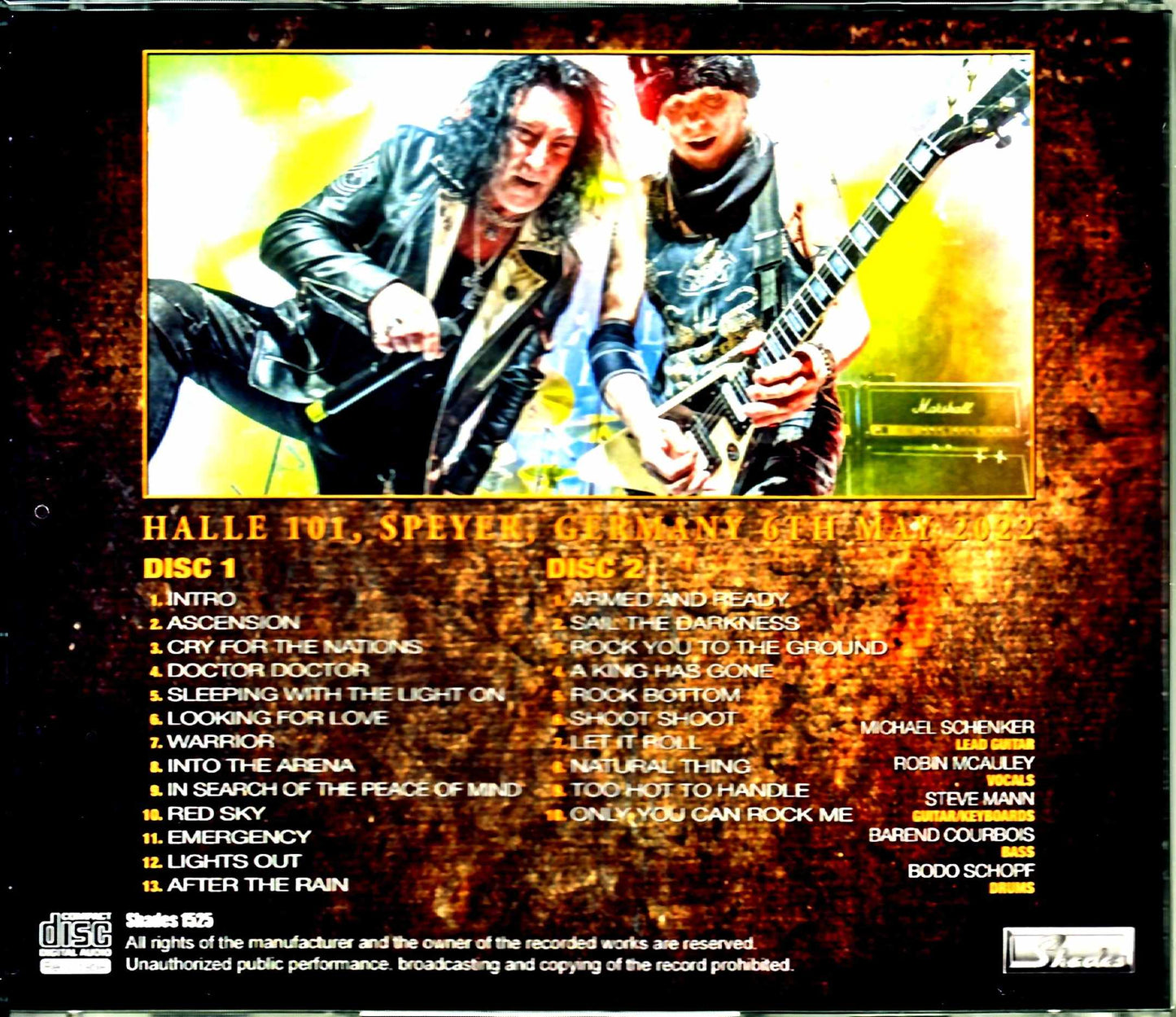 Michael Schenker Group Michael Schenker/Germany 2022