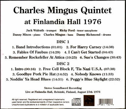 Charles Mingus Quintet Charles Mingus/Finland 1976