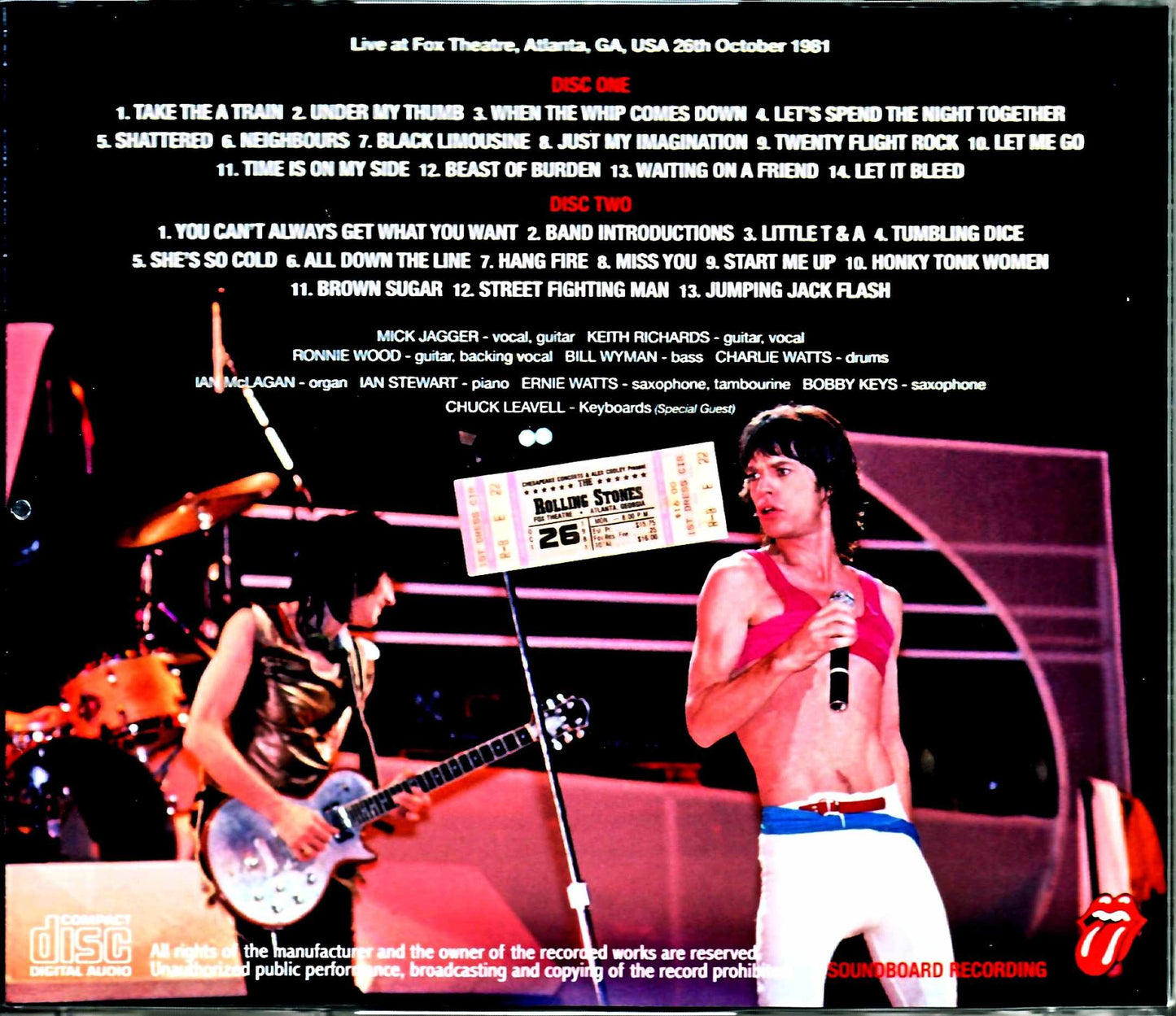 Rolling Stones/GA,USA 1981 Upgrade