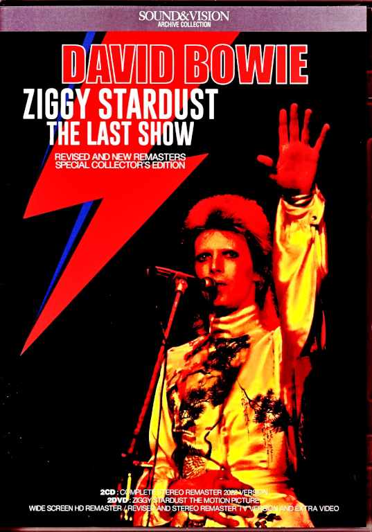David Bowie/Ziggy Stardust 50th Anniversary London, UK 1973 & more Revised and New Remasters Special Collector's Edition