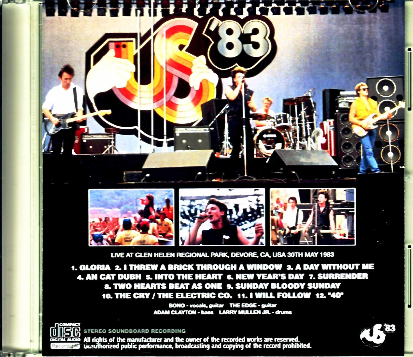 U2/CA,USA 5.30.1983 Upgrade