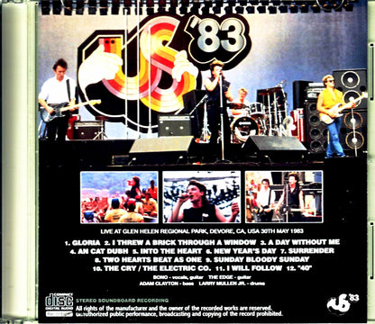 U2/CA,USA 5.30.1983 Upgrade