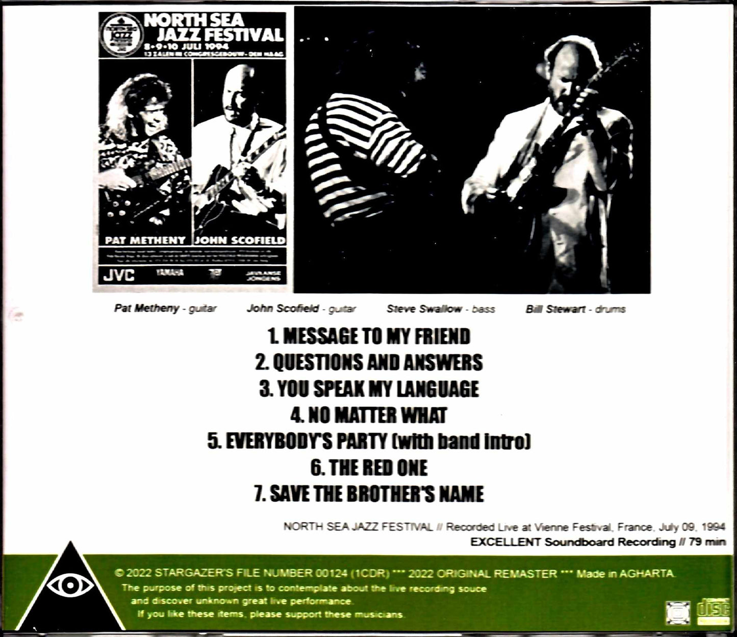 Pat Metheny John Scofield Pat Metheny John Scofield/France 1994