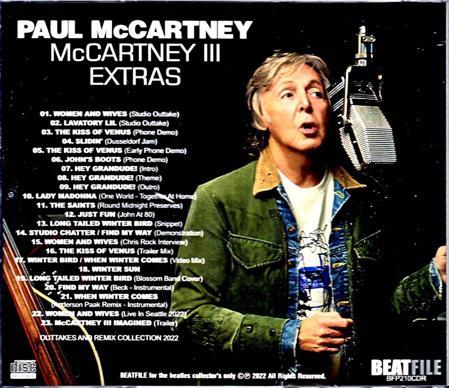 Paul McCartney Paul McCartney/McCartney III Outtakes and Remix Collection 2022