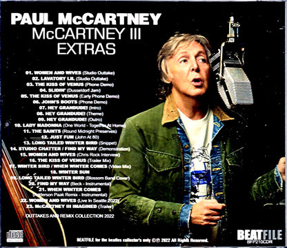 Paul McCartney Paul McCartney/McCartney III Outtakes and Remix Collection 2022
