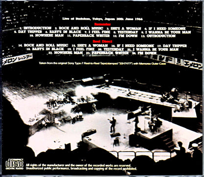 Beatles/Tokyo,Japan 6.30.1966 Reel Recording