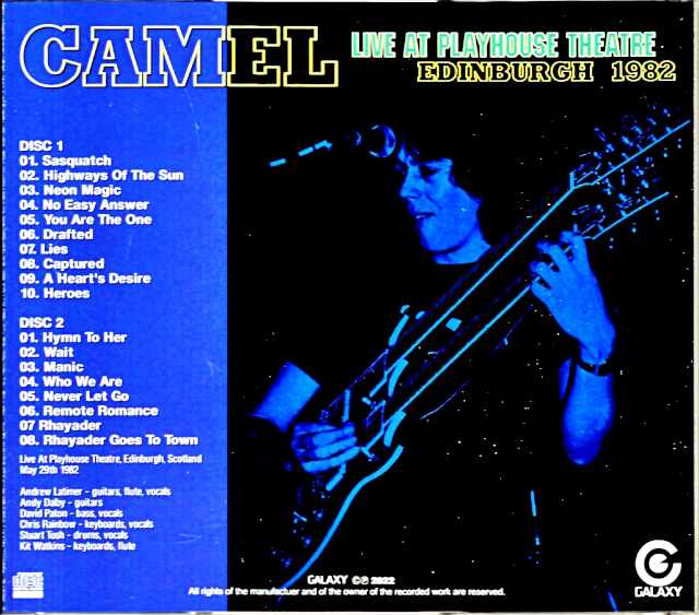Camel/Scotland,UK 1982