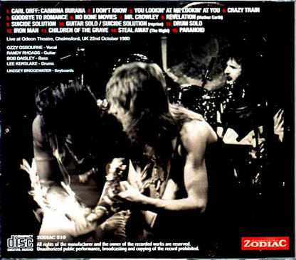 Ozzy Osbourne/England,UK 1980 UPGRADE