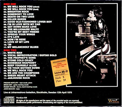 Queen / Sweden 1978 Upgrade