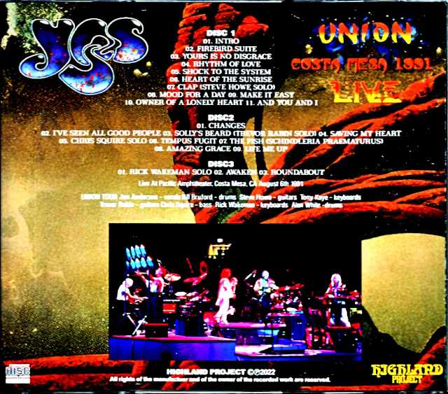 Yes/CA,USA 8.6.1991 Complete