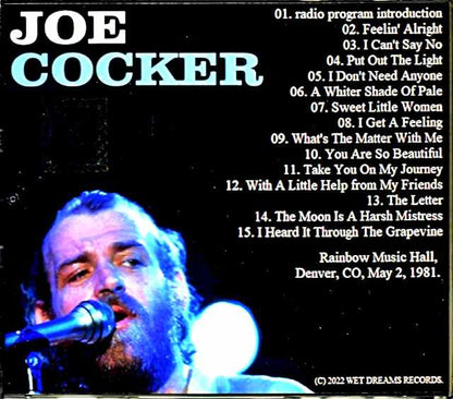 Joe Cocker/CO,USA 1981