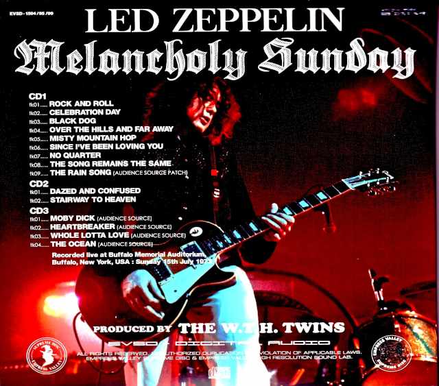 Led Zeppelin / Gloomy Sunday NY,USA 1973