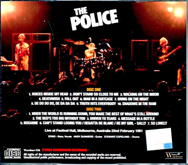 Police/Australia 2.22.1981 Upgrade