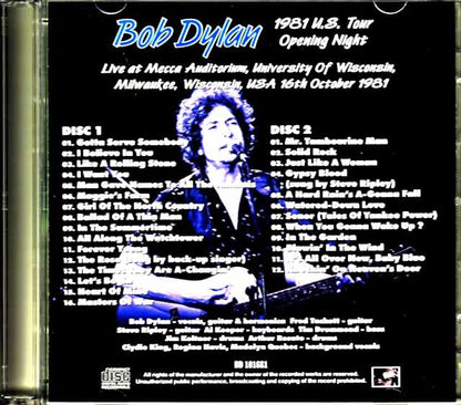 Bob Dylan/WI,USA 1981