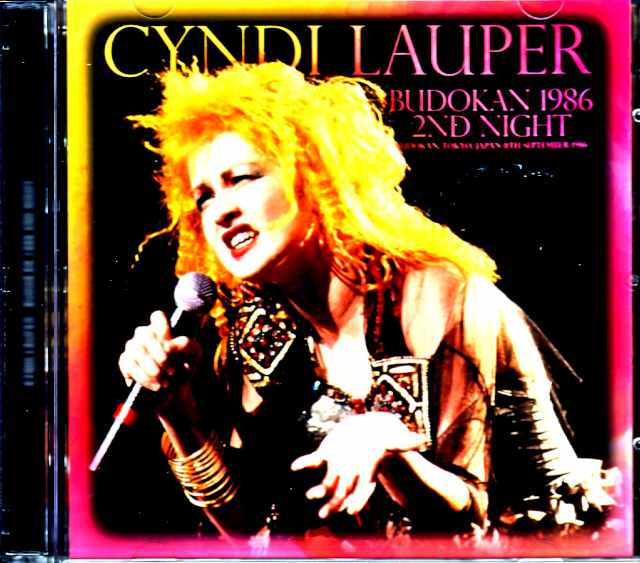 Cyndi Lauper/Tokyo,Japan 9.11.1986