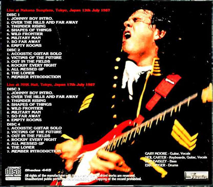 Gary Moore/Tokyo,Japan 1987 2Days Remastered