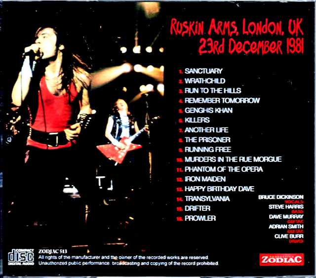 Iron Maiden/London,UK 1981 Upgrade