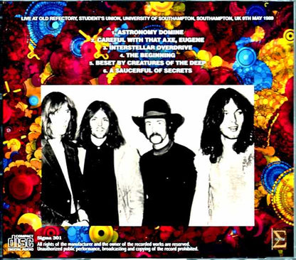 Pink Floyd Pink Floyd/England,UK 5.9.1969 Upgrade