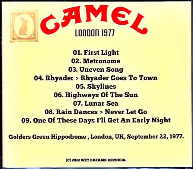 Camel/London, UK 1977